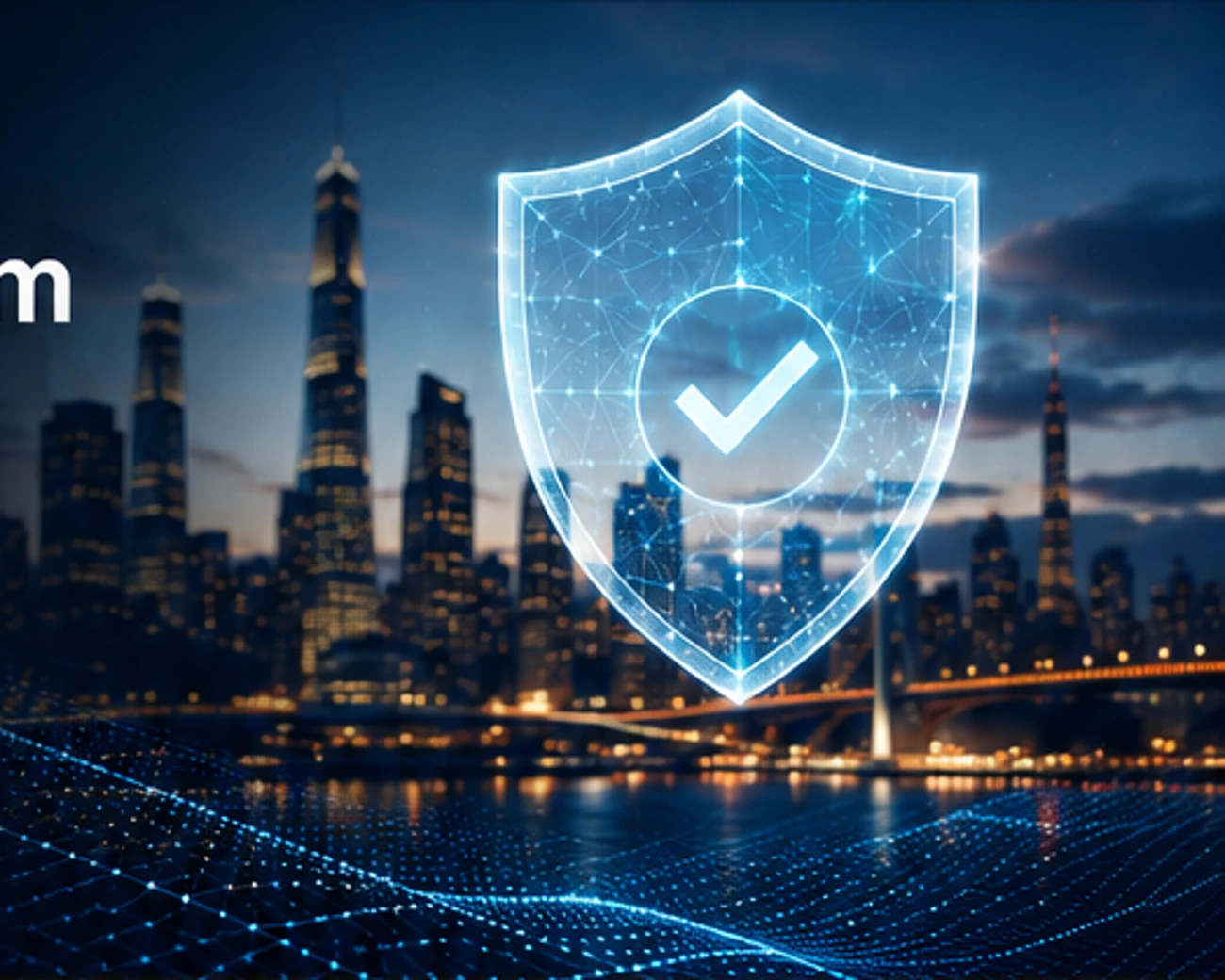 Insurance technology and digital protection concept